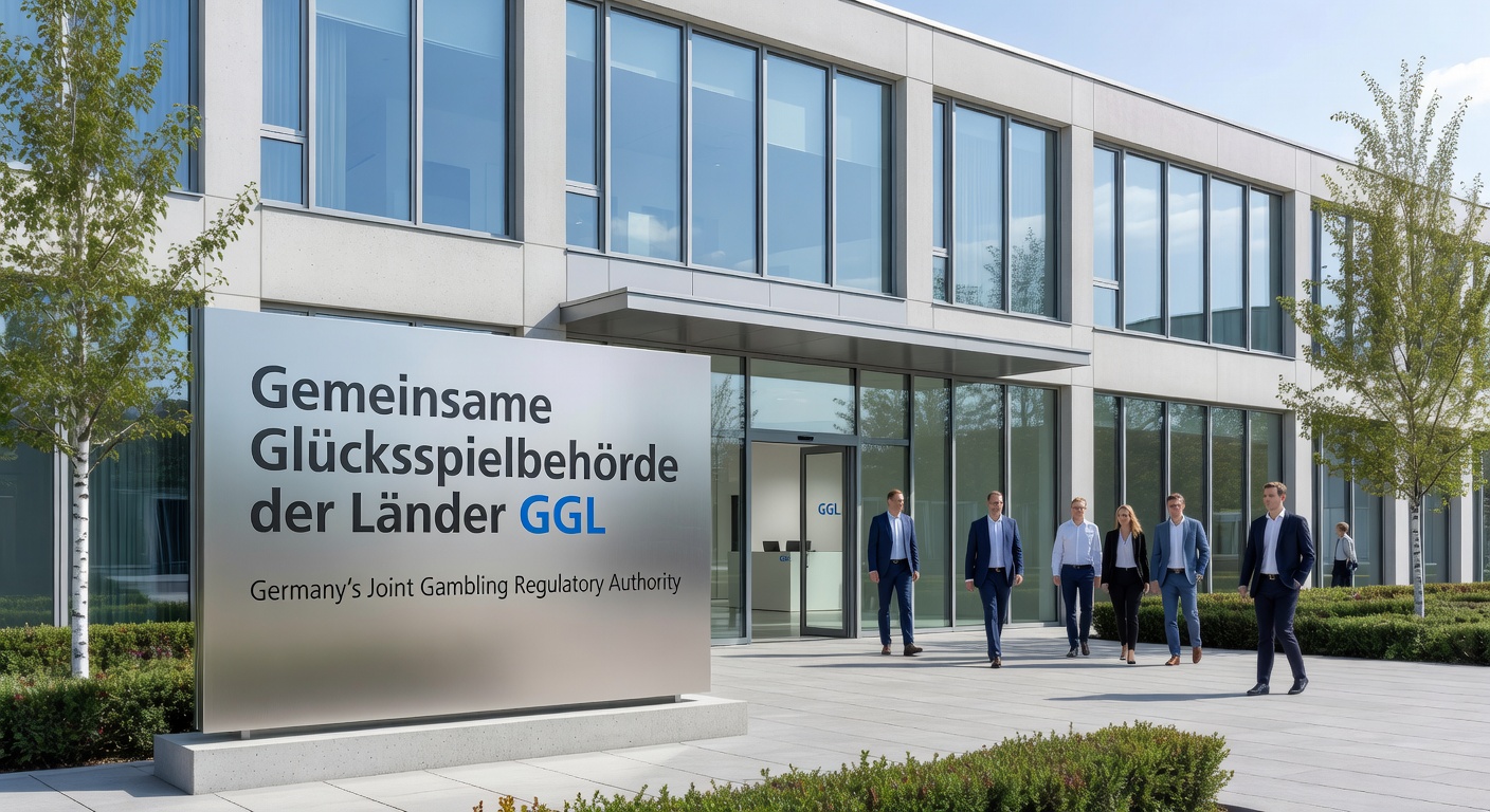 Darstellung der GGL-Umfrageergebnisse mit Balkendiagrammen zum Marktanteil von regulierten und unregulierten Online-Glücksspielangeboten