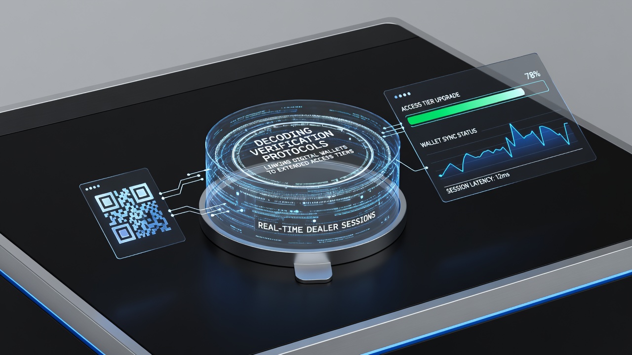 Darstellung von Verifizierungsprotokollen zwischen digitalen Wallets und mobilen Glücksspiel-Interfaces