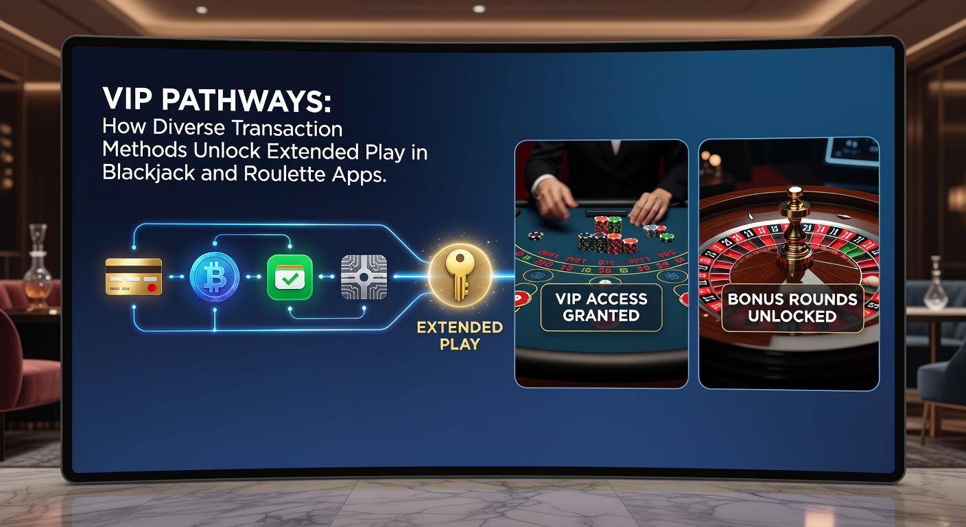 Erweiterte Spielzeiten durch VIP-Transaktionen in Roulette- und Blackjack-Apps